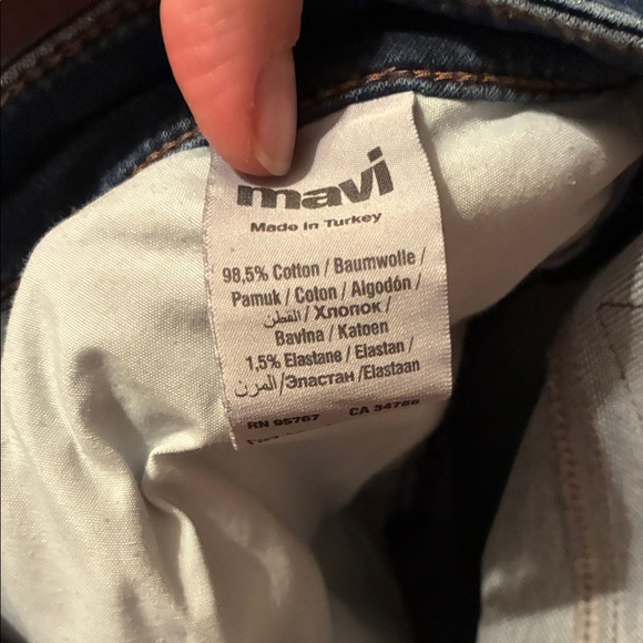 Mavi Men's Dark Blue Slim Jeans - Picture 4 of 15